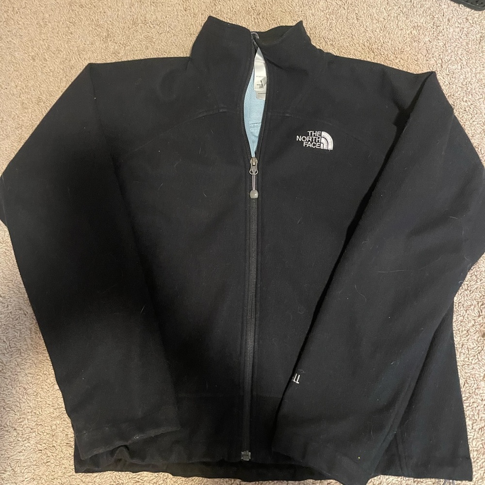 slightly used north face zip up